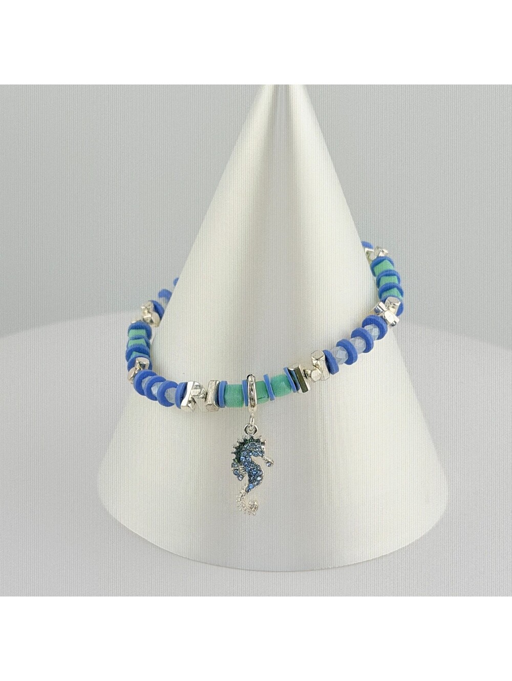 Bomb Party Single Stack Bracelet - on Silver Plating #132
